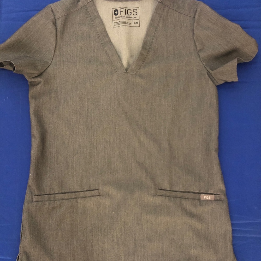 Figs Grey set scrubs Xxs